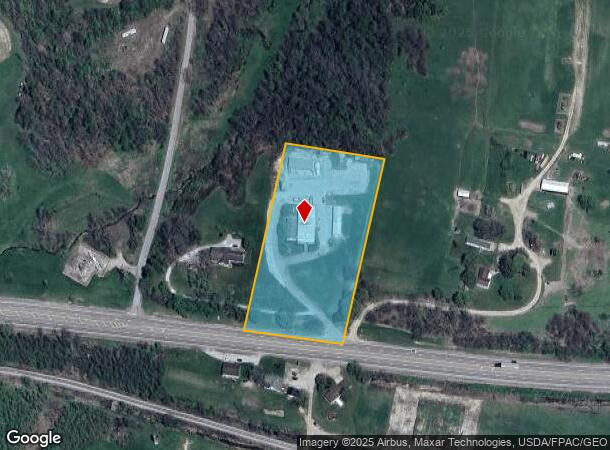 1535 John Glenn Hwy, New Concord, OH Parcel Map