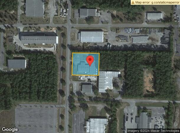  5552 Industrial Blvd, Milton, FL Parcel Map