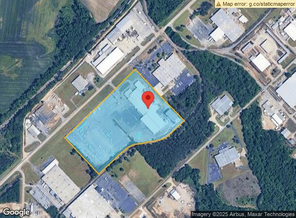  7800 Industrial Hwy, Macon, GA Parcel Map