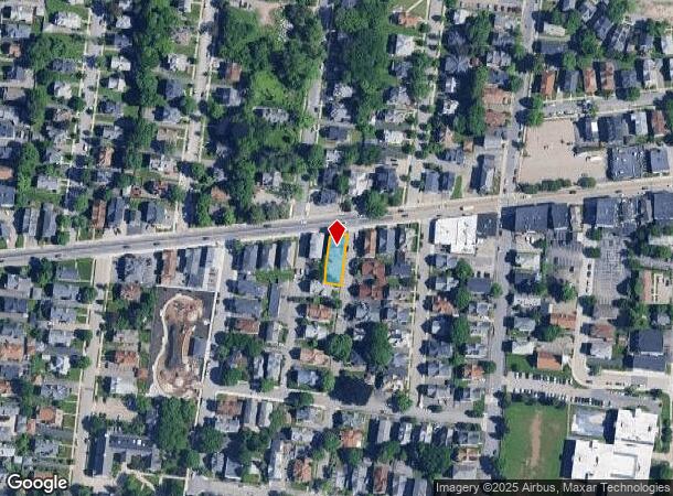  165 Highland St, Worcester, MA Parcel Map