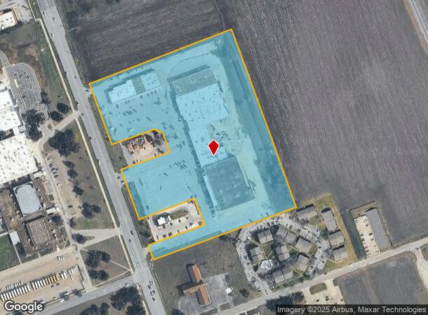  3100 N Main St, Taylor, TX Parcel Map