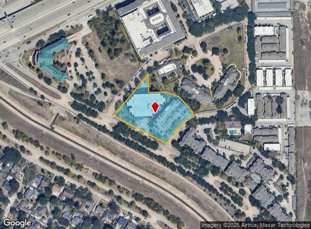  2500 E T C Jester Blvd, Houston, TX Parcel Map