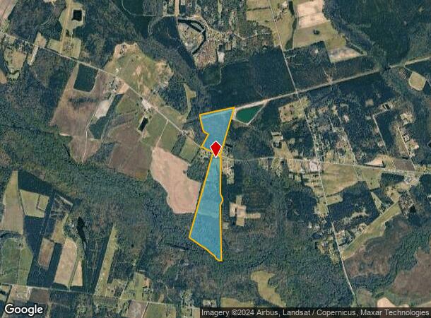  4524 E National Cemetery Rd, Florence, SC Parcel Map