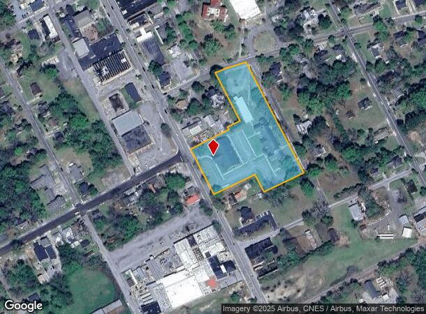  215 Broad St, Bennettsville, SC Parcel Map
