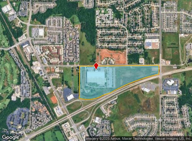 1800 E Imhoff Rd, Norman, OK Parcel Map