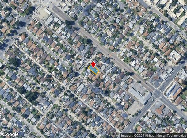 8720 Villa Dr, Whittier, CA Parcel Map