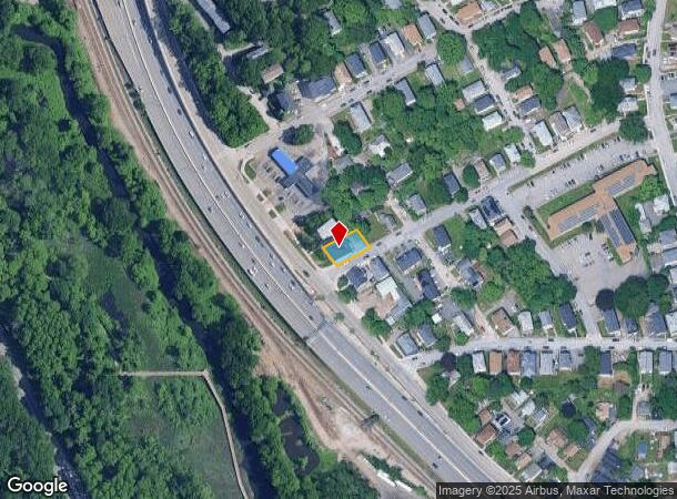  605 Millbury St, Worcester, MA Parcel Map