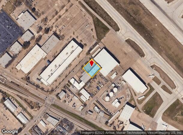 2742 Burbank St, Dallas, TX Parcel Map