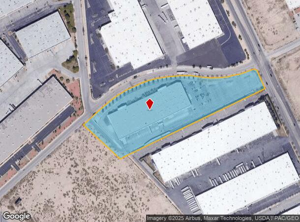  12120 Rojas Dr, El Paso, TX Parcel Map