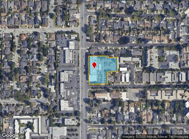  1514 Meridian Ave, San Jose, CA Parcel Map