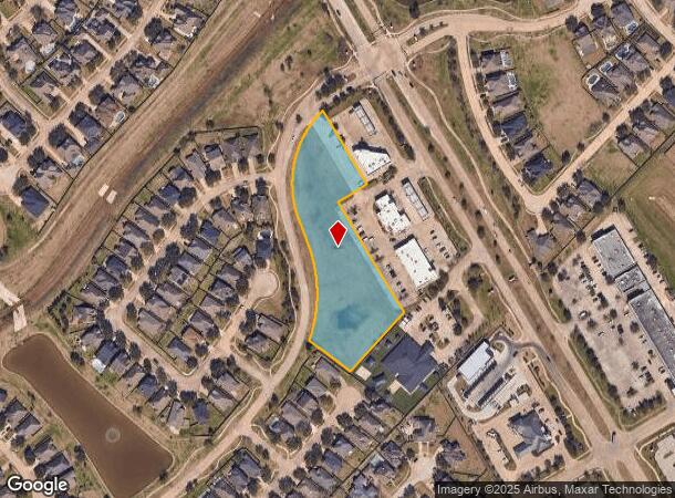 1849 Forest Park Ln, Pearland, TX Parcel Map