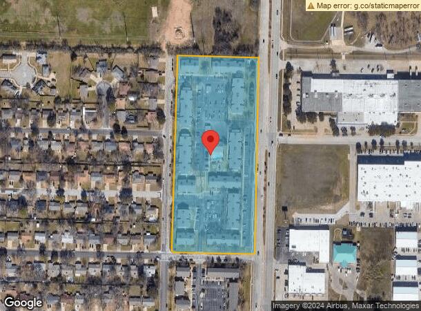  517 N Loop 288, Denton, TX Parcel Map