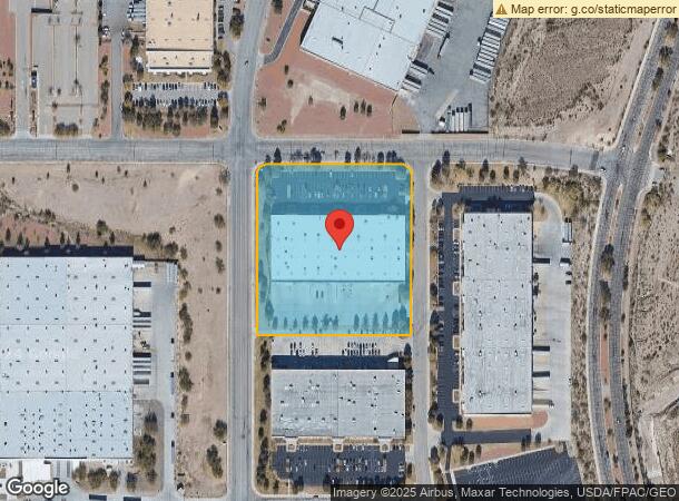  7730 Trade Center Ave, El Paso, TX Parcel Map