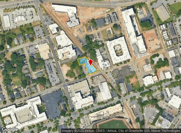  508 Rhett St, Greenville, SC Parcel Map