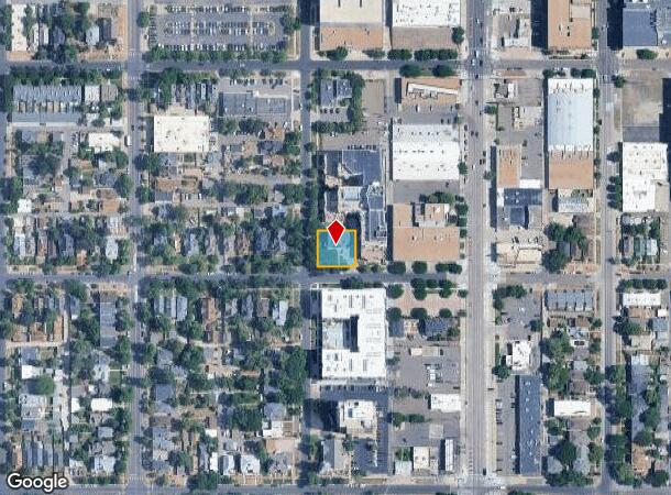 410 Acoma St, Denver, CO Parcel Map