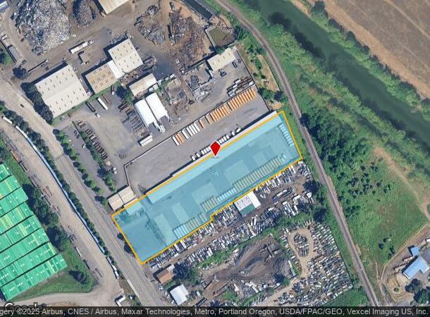  9623 N Columbia Blvd, Portland, OR Parcel Map