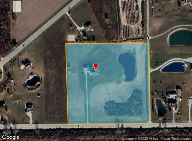 11828 Winters Rd, Roanoke, IN Parcel Map