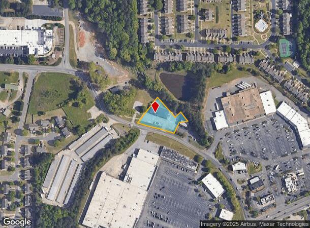 3615 Hutchinson Rd, Cumming, GA Parcel Map