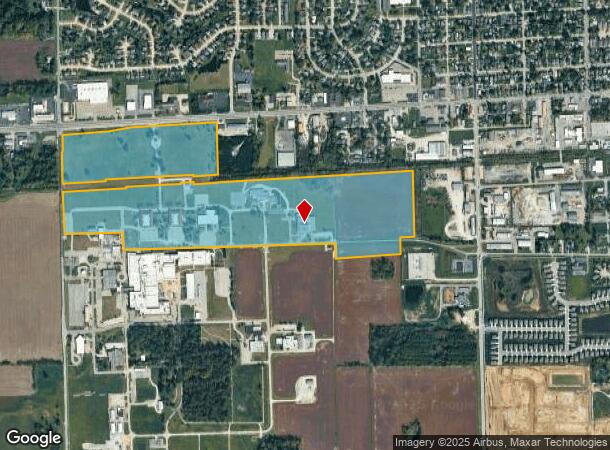W Main St, Greenfield, IN Parcel Map