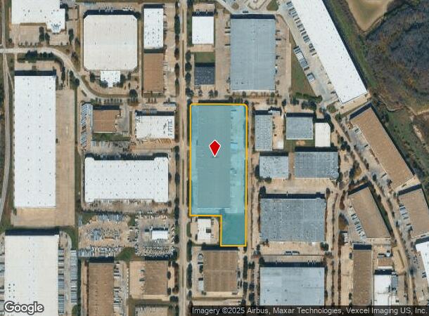 2080 N Great Southwest Pkwy, Grand Prairie, TX Parcel Map