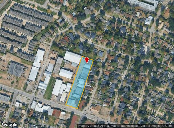  1103 Hub St, Houston, TX Parcel Map