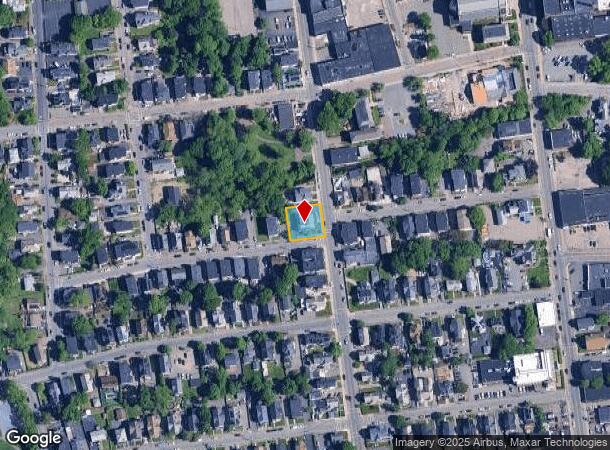 417 Warren Ave, Brockton, MA Parcel Map