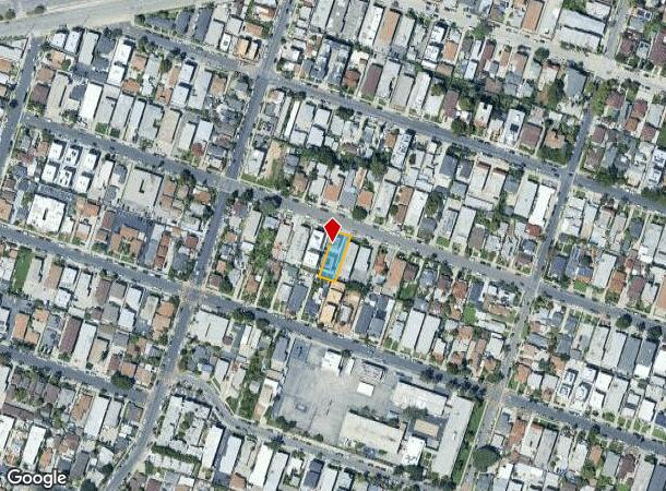  4706 W 17Th St, Los Angeles, CA Parcel Map