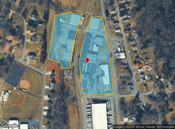 618 N Carolina Ave, Maiden, NC Parcel Map