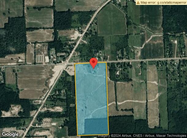  10183 Division Rd, Casco, MI Parcel Map