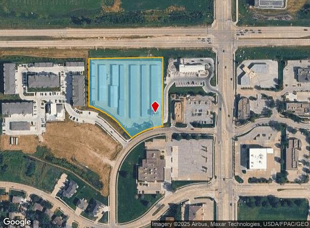 1502 Bristol St, Papillion, NE Parcel Map