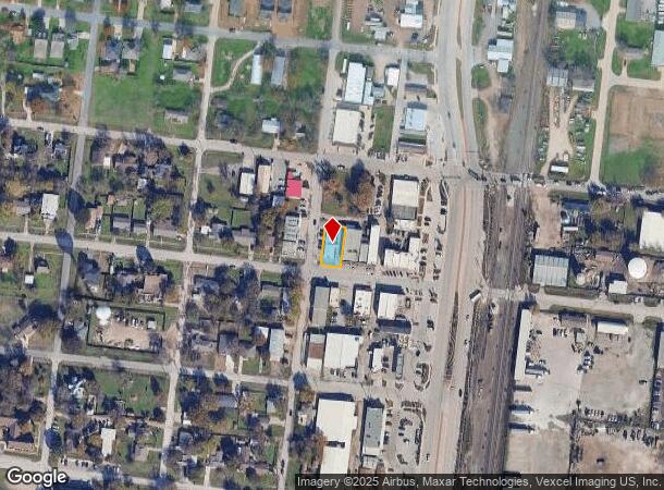  120 W 4Th St, Justin, TX Parcel Map