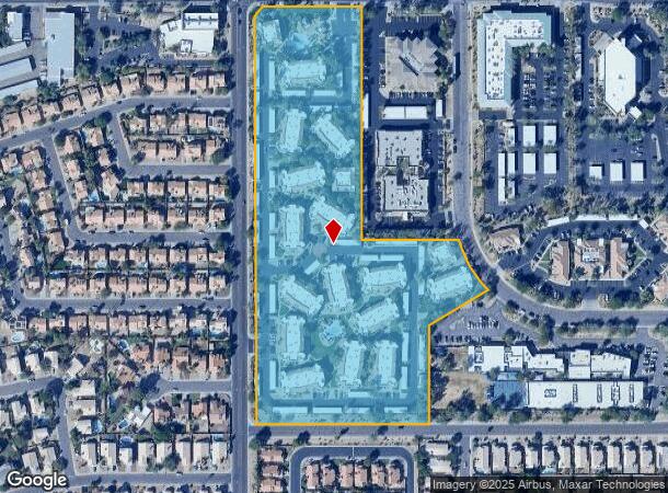  4411 E Chandler Blvd, Phoenix, AZ Parcel Map