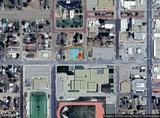  302 W 8Th St, Post, TX Parcel Map
