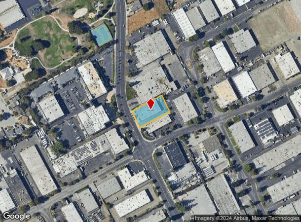  3445 De La Cruz Blvd, Santa Clara, CA Parcel Map