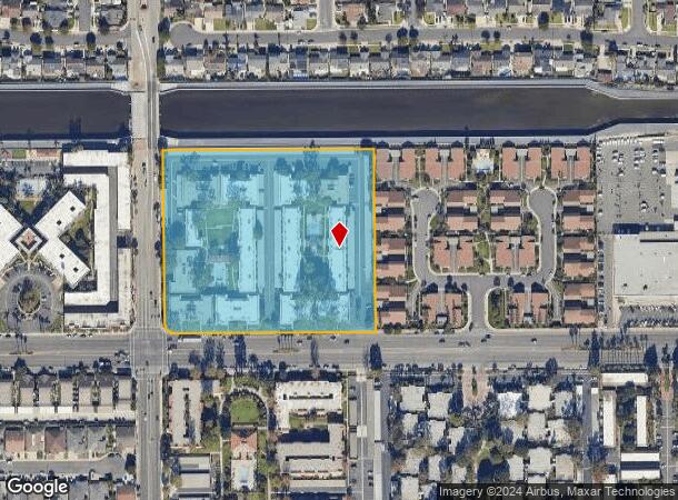  6551 Warner Ave, Huntington Beach, CA Parcel Map