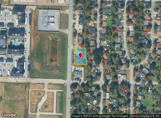 1156 N Bonnie Brae St, Denton, TX Parcel Map
