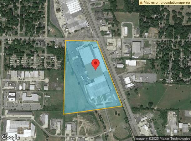  707 Robins St, Conway, AR Parcel Map