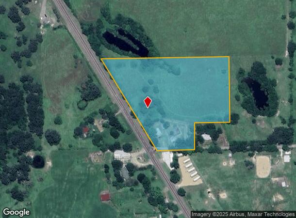  127 County Road 1880, Yantis, TX Parcel Map