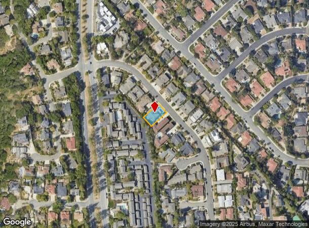  10327 Alpine Dr, Cupertino, CA Parcel Map