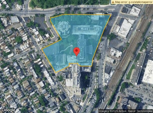  1300 Morris Park Ave, Bronx, NY Parcel Map