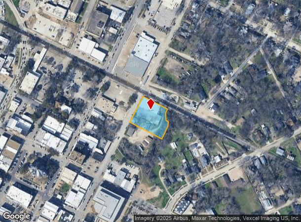  208 N Jackson St, Waxahachie, TX Parcel Map