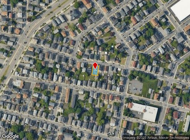  127 Tecumseh St, Fall River, MA Parcel Map