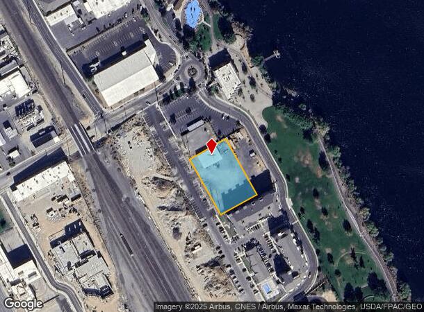 421 N Worthen St, Wenatchee, WA Parcel Map