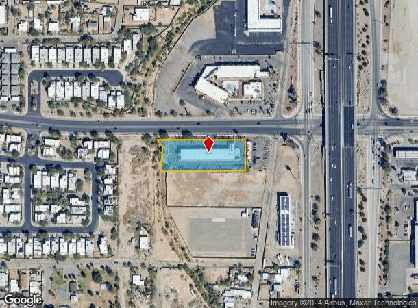  715 W Starr Pass Blvd, Tucson, AZ Parcel Map