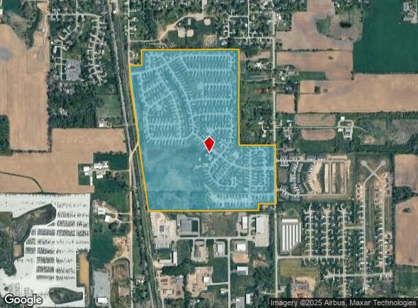  1132 Hunters Glen Blvd, Wayland, MI Parcel Map