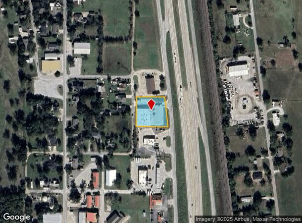  405 N Frontage Rd, Valley View, TX Parcel Map