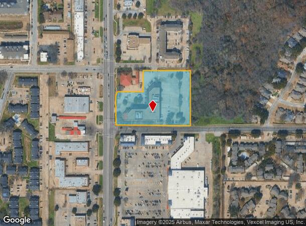  2201 N Collins St, Arlington, TX Parcel Map