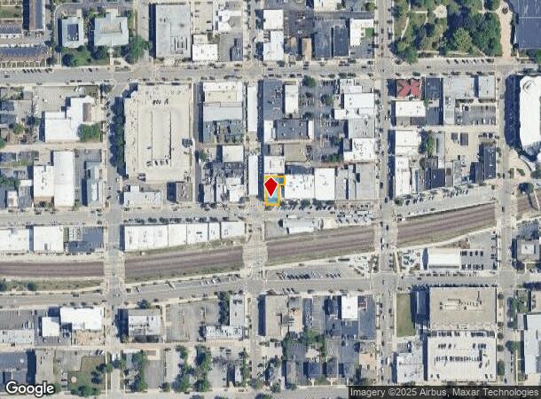 133 W Front St, Wheaton, IL Parcel Map