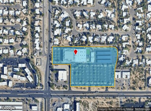  8711 E Speedway Blvd, Tucson, AZ Parcel Map