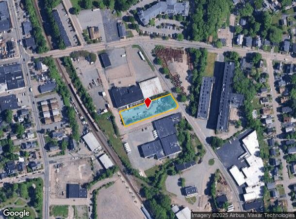  36 Station Ave, Brockton, MA Parcel Map